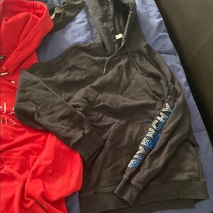 Givenchy Black Sweater with Sleeve Detail